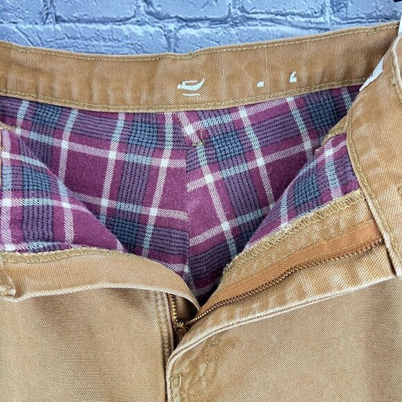 Dickies Mens Flannel Lined Carpenter Duck Work Pants 38 x 34 - Picture 3 of 11